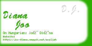 diana joo business card